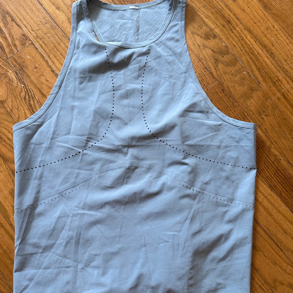 Lululemon dusty blue running tank - 4/6